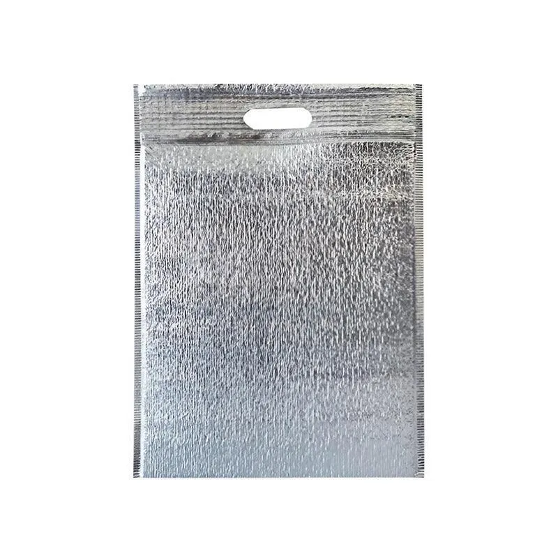 100Pcs Aluminum Foil Insulated Food Storage Bags for Thermal Cooling