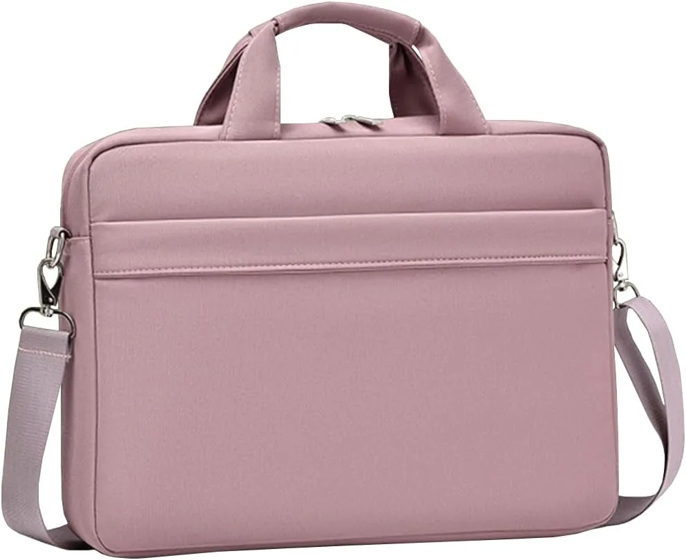 14 15 Inch Laptop Sleeve Case, Waterproof Computer Bag Cover Compatible with Lenovo Acer HP ASUS Chromebook 14, Dell XPS 15/Inspiron 14, HP Stream 14", ASUS Zenbook Vivobook 14" Laptop, Pink