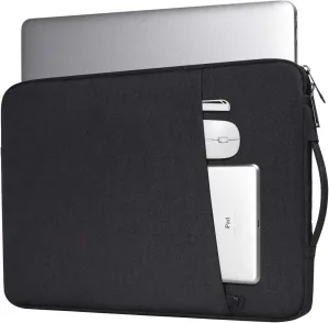 15.6 Inch Laptop Sleeve Case for Acer Nitro 5/ Aspire 5/Predator Helios 300/Chromebook 15, Lenovo Yoga 7i 16 Inch, Dell Inspiron 15 5000/Asus Chromebook/HP Pavilion Carrying Bag(Black)