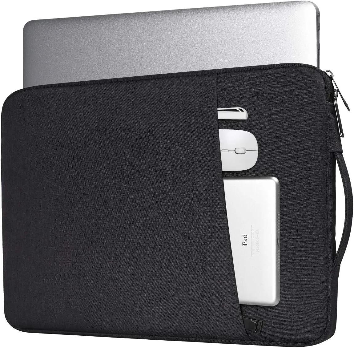 15.6 Inch Laptop Sleeve Case for Acer Nitro 5/ Aspire 5/Predator Helios 300/Chromebook 15, Lenovo Yoga 7i 16 Inch, Dell Inspiron 15 5000/Asus Chromebook/HP Pavilion Carrying Bag(Black)