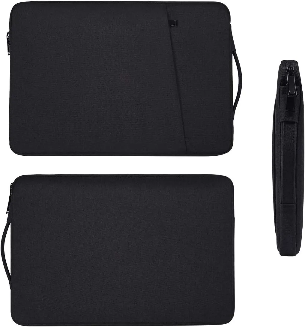 15.6 Inch Laptop Sleeve Case for Acer Nitro 5/ Aspire 5/Predator Helios 300/Chromebook 15, Lenovo Yoga 7i 16 Inch, Dell Inspiron 15 5000/Asus Chromebook/HP Pavilion Carrying Bag(Black)