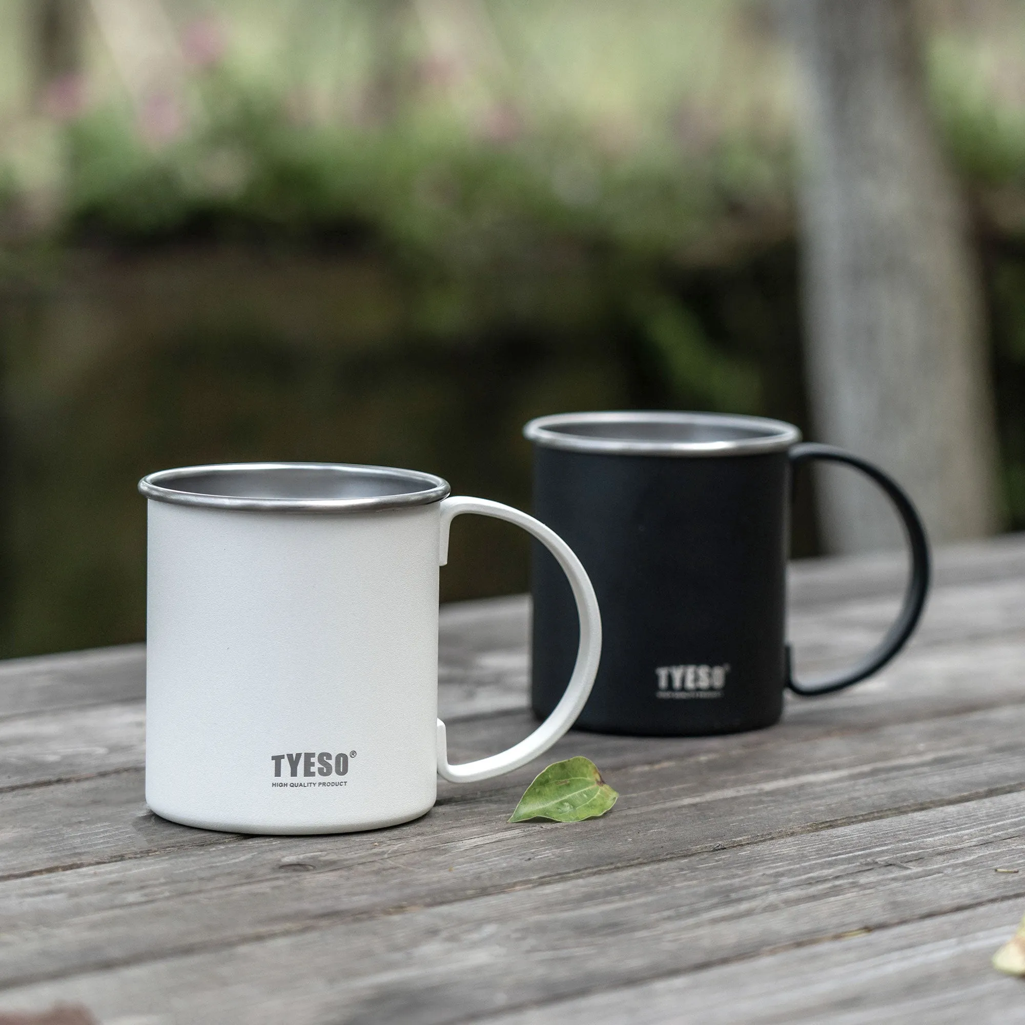 16oz（473ml）- TYESO SipMate Stainless Steel Coffee Mug with Ergonomic Handle 11#