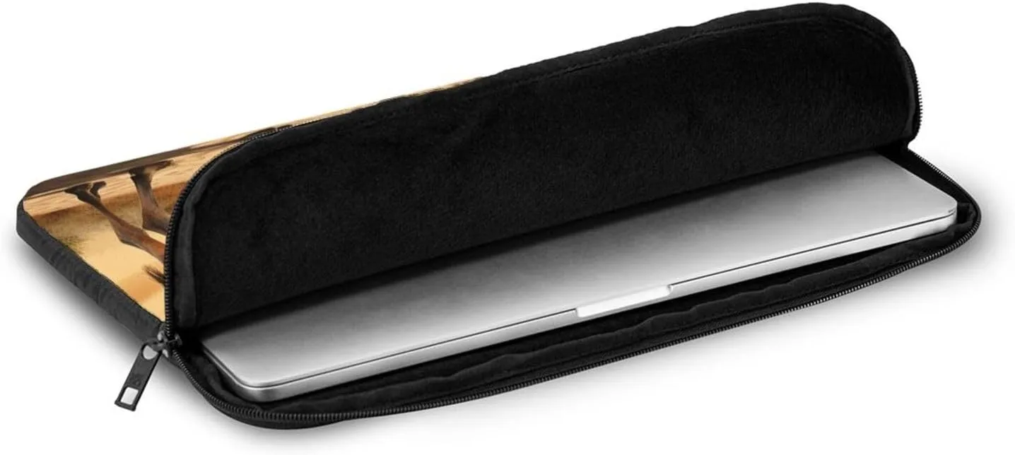 17 Inch Laptop Sleeve Bag Waterproof Shockproof Laptop Case Bag Camel Desert Computer Skin Bags Lightweight Tablet Carrying Case