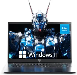 18.5"Laptop Computer with Windows 11 PRO,8000 mAh Battery,Intel N150 Quad-Core Processor UP to 3.6GHZ,16GB DDR4 RAM 512GB SSD,WiFi 5,Full HD IPS Display,2025 Laptops for Work Business Office Student
