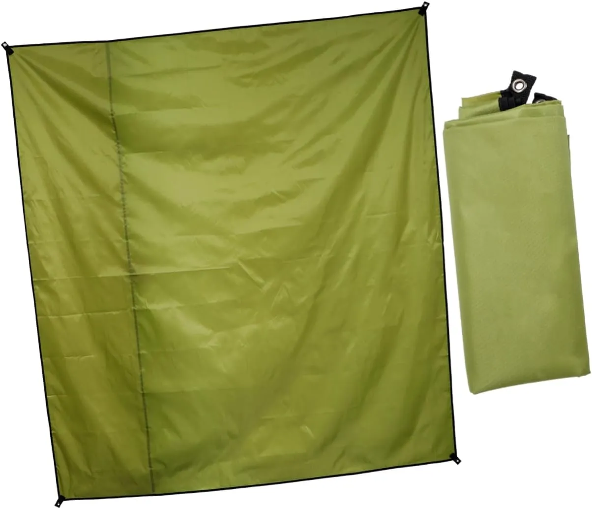 1pc Portable Ground Mat Oxford Cloth Camping and Beach Blanket for Outdoor Activities Green Lightweight and Easy to Carry