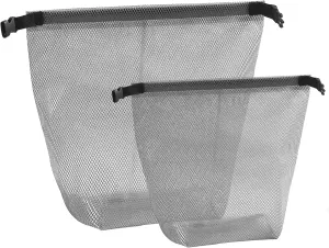 2 Pack TSA Approved Toiletry Bags, Waterproof Clear Makeup Cosmetic Bag Organizer, Toiletries Travel Bag for Traveling, Carry-On Travel for Women Men. (Grey)
