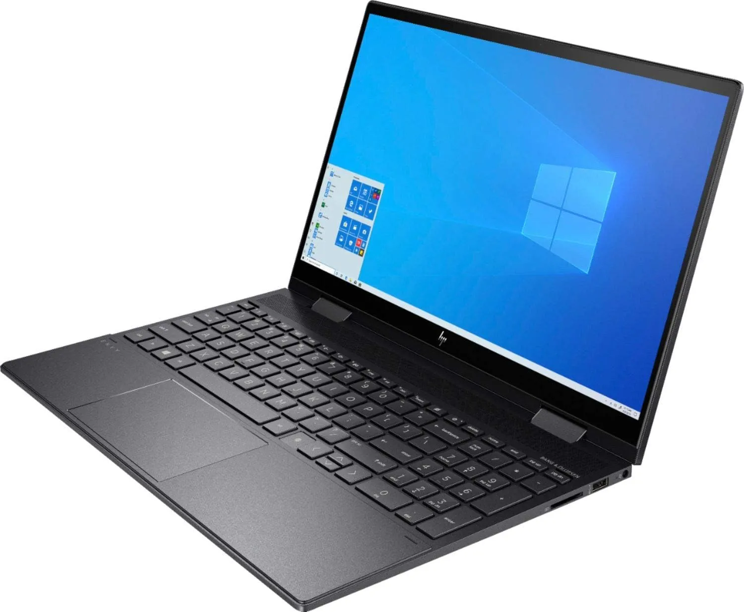 2020 HP Envy x360 2-in-1 Laptop, 15.6" Full HD Touchscreen, AMD Ryzen 5 4500U Processor up to 4.0GHz, 8GB Memory, 256GB PCIe SSD, Backlit Keyboard, HDMI, Wi-Fi, Windows 10 Home, Nightfall Black