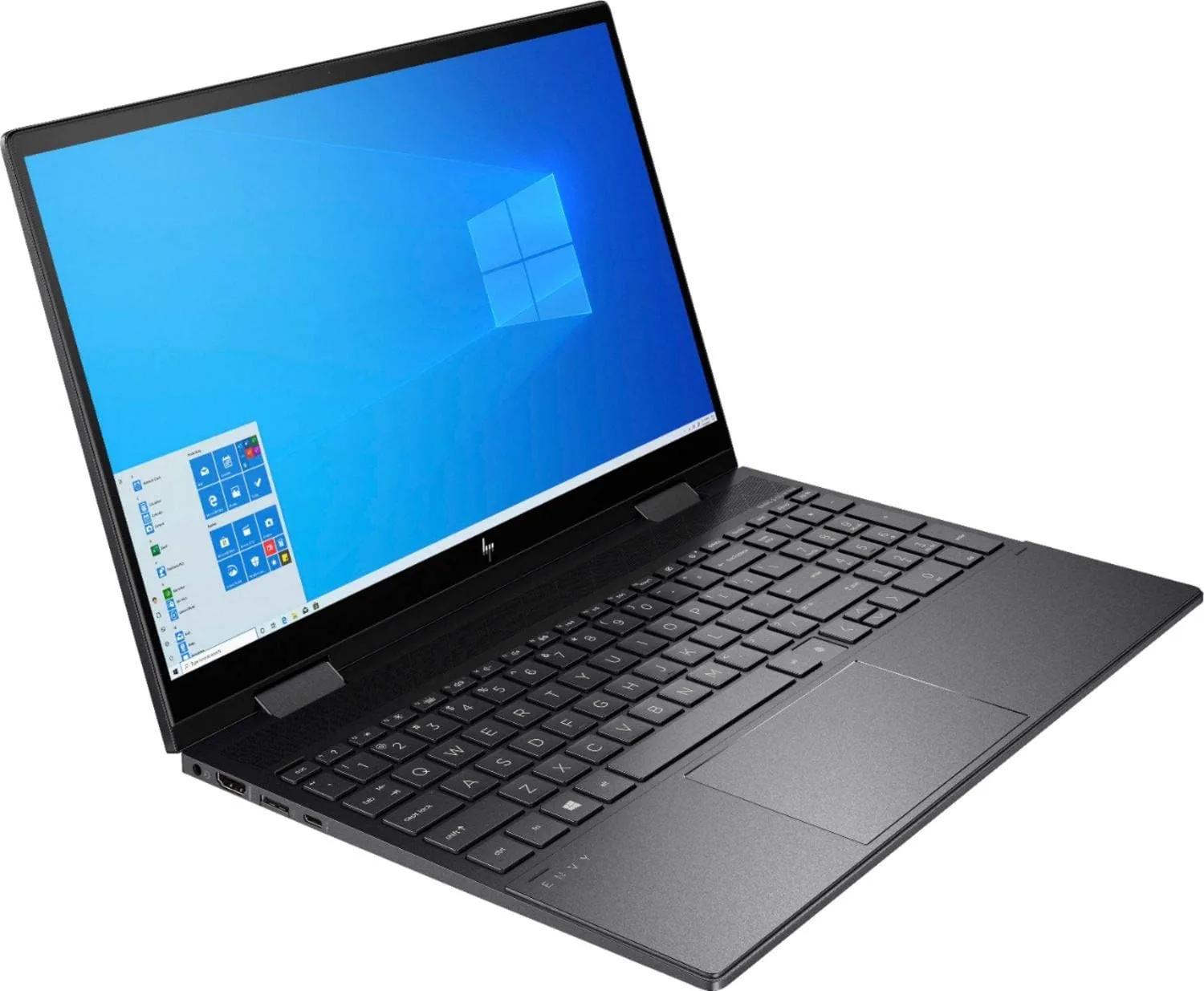 2020 HP Envy x360 2-in-1 Laptop, 15.6" Full HD Touchscreen, AMD Ryzen 5 4500U Processor up to 4.0GHz, 8GB Memory, 256GB PCIe SSD, Backlit Keyboard, HDMI, Wi-Fi, Windows 10 Home, Nightfall Black