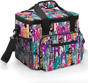 22.5L Waterproof Soft Cooler BagInsulated Lunch Box for Camping Fishing Beach Road Trips