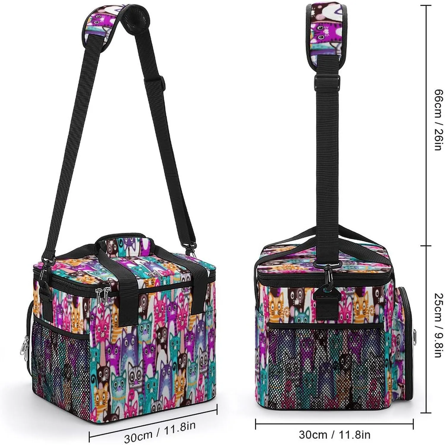 22.5L Waterproof Soft Cooler BagInsulated Lunch Box for Camping Fishing Beach Road Trips