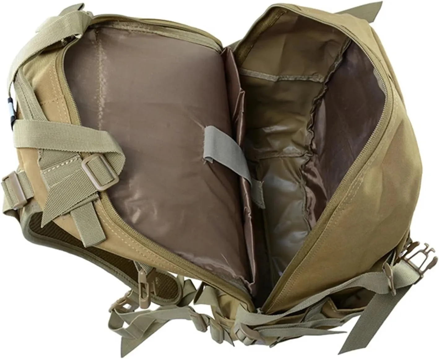 30-40L Camping Backpack Men's Bag Travel Bags Climbing Rucksack Hiking Outdoor Reflective Shoulder Fishing Bag(Style1)