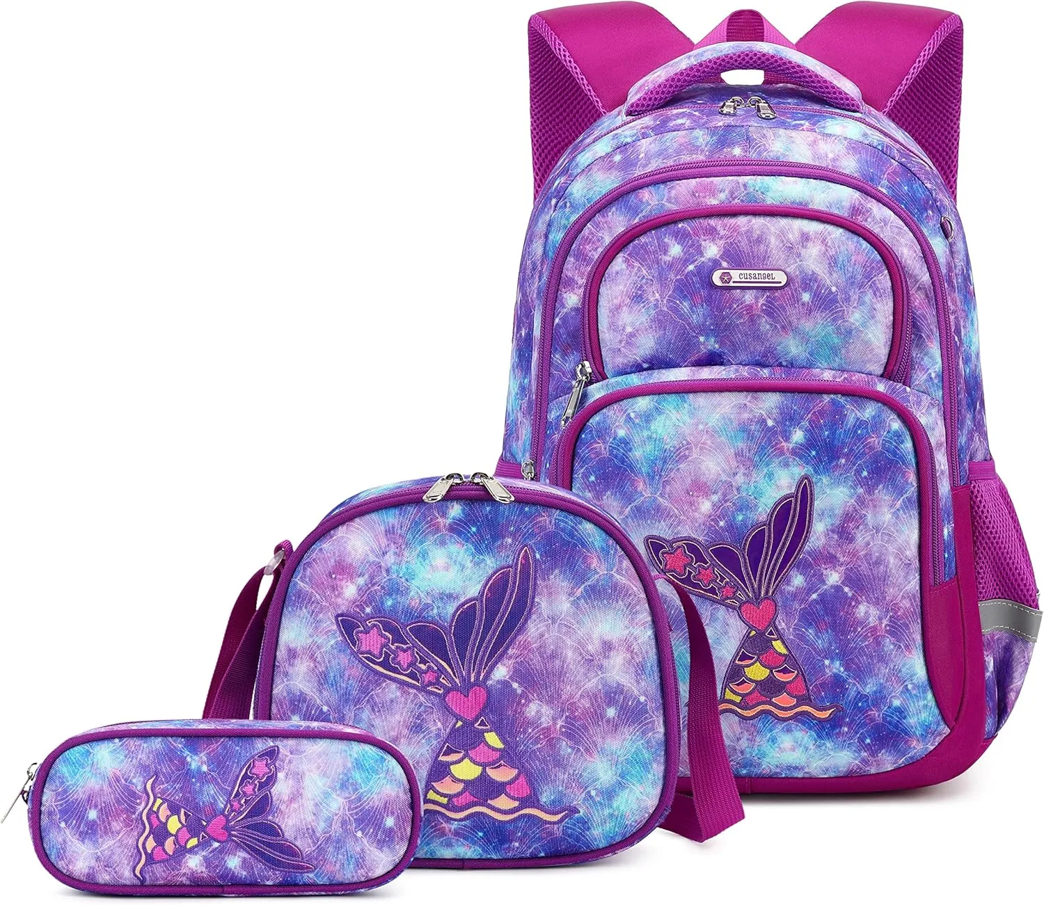 3Pcs Boys Dinosaur Backpack Set with Lunch Box Pencil Case, School Book Bag for Kids Elementary Preschool…