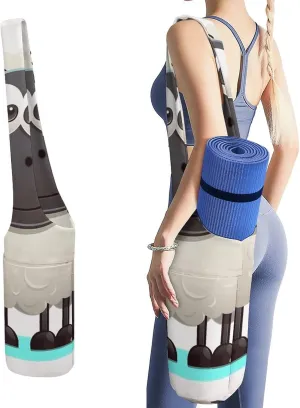 A Gym Artifact, The Canvas Sheep Printed Yoga Storage Bag Is Durable, Wear-resistant And Does Not Strangle Shoulders. It Is Suitable for Both Men And Women