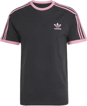 adidas Originals 3 Stripe T-Shirt - Men's (KA5603, Black/Pink) Size XX-Large