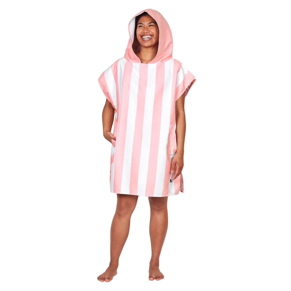 Adult Poncho - Malibu Pink - Dock & Bay