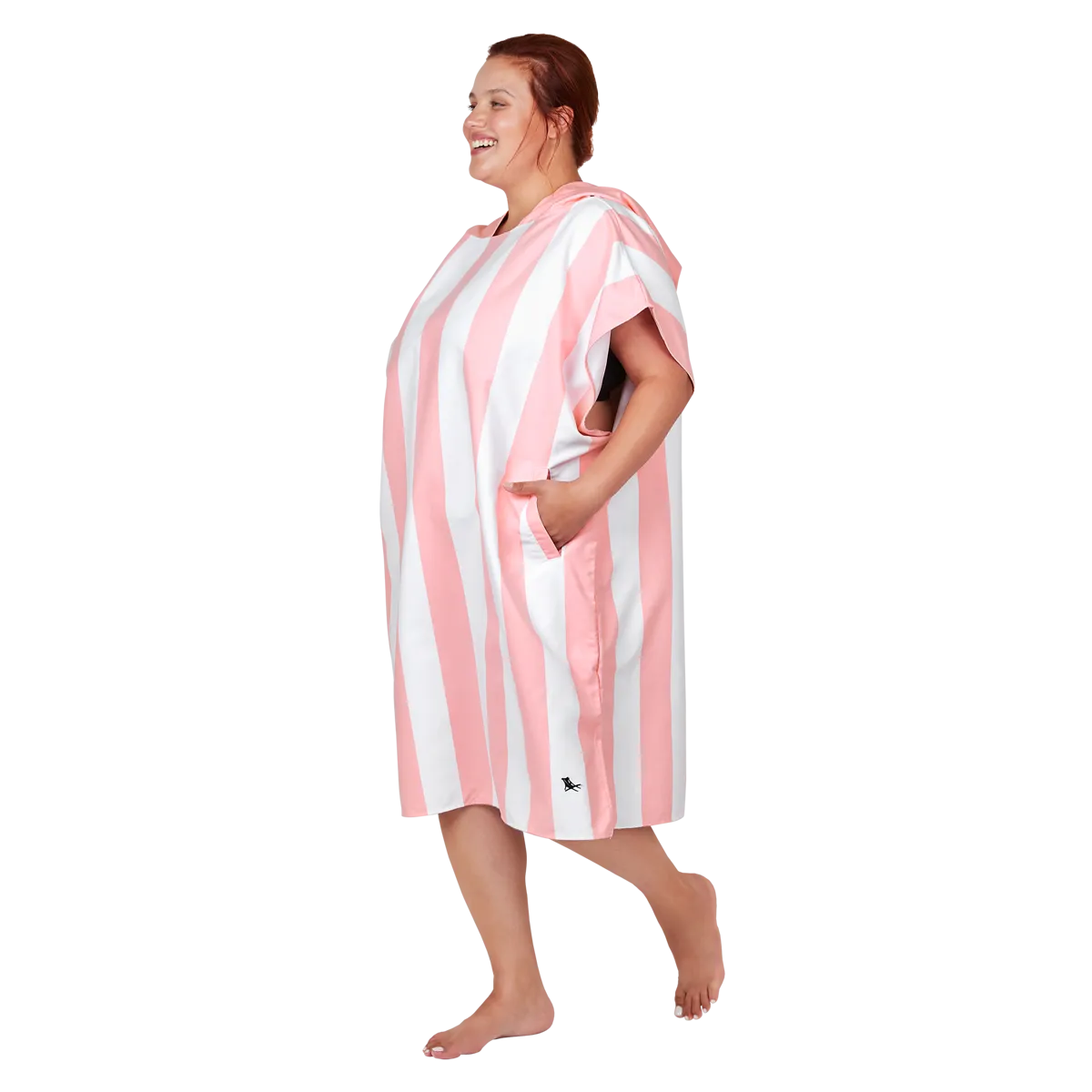 Adult Poncho - Malibu Pink - Dock & Bay