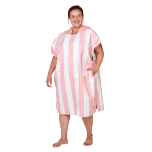 Adult Poncho - Malibu Pink - Dock & Bay