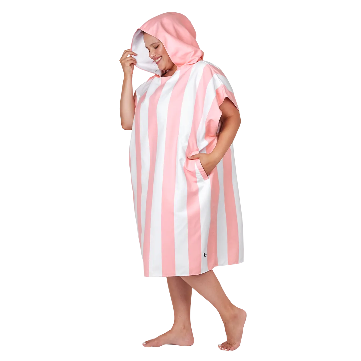 Adult Poncho - Malibu Pink - Dock & Bay