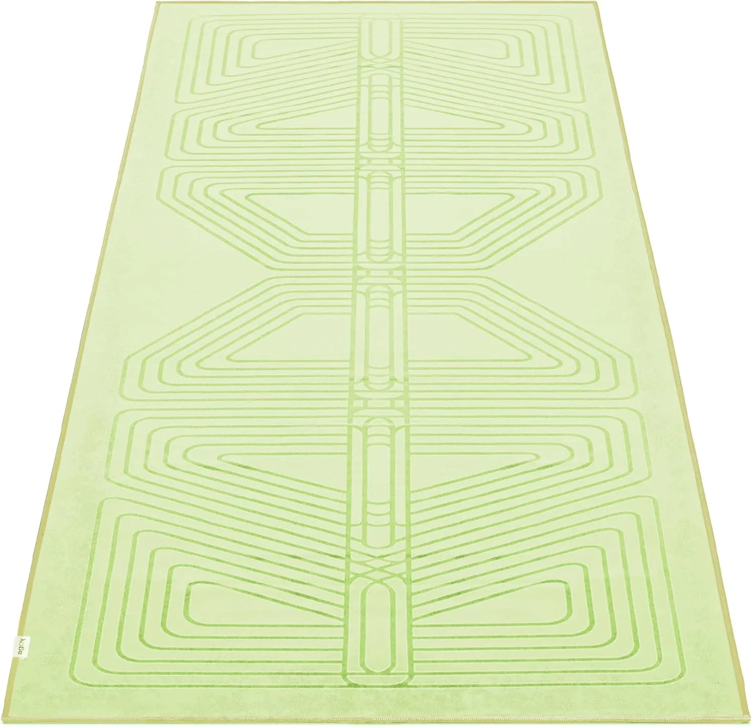 agoy Gecko Warrior - Next-Gen Microfiber Yoga Towel - Double-Sided Silicone Non-Slip Grip – Ideal for Hot Yoga - Ultra Absorbent, Easy to Wash, Travel-Friendly - 30% Recycled Material - Free Wet Bag
