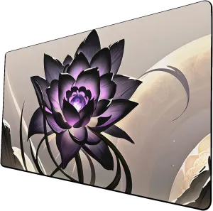 AI Painting TCG Playmat - MTG Trading Card Game Mat, 24x14 Inches Premium MTG Playmat - The Perfect Companion for Intense Card Battles - Fantasy Dark Vampire Lotus-074