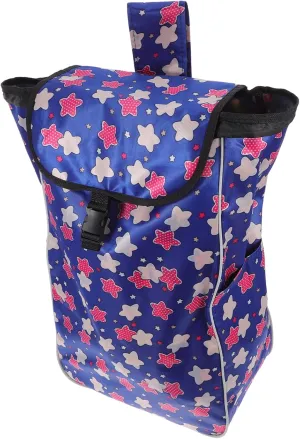 Alipis Large Bag on Wheels Waterproof Oxford Cloth Shopping Trolley Collapsible Grocery Bag for Shopping Heavy Duty Produce Tote