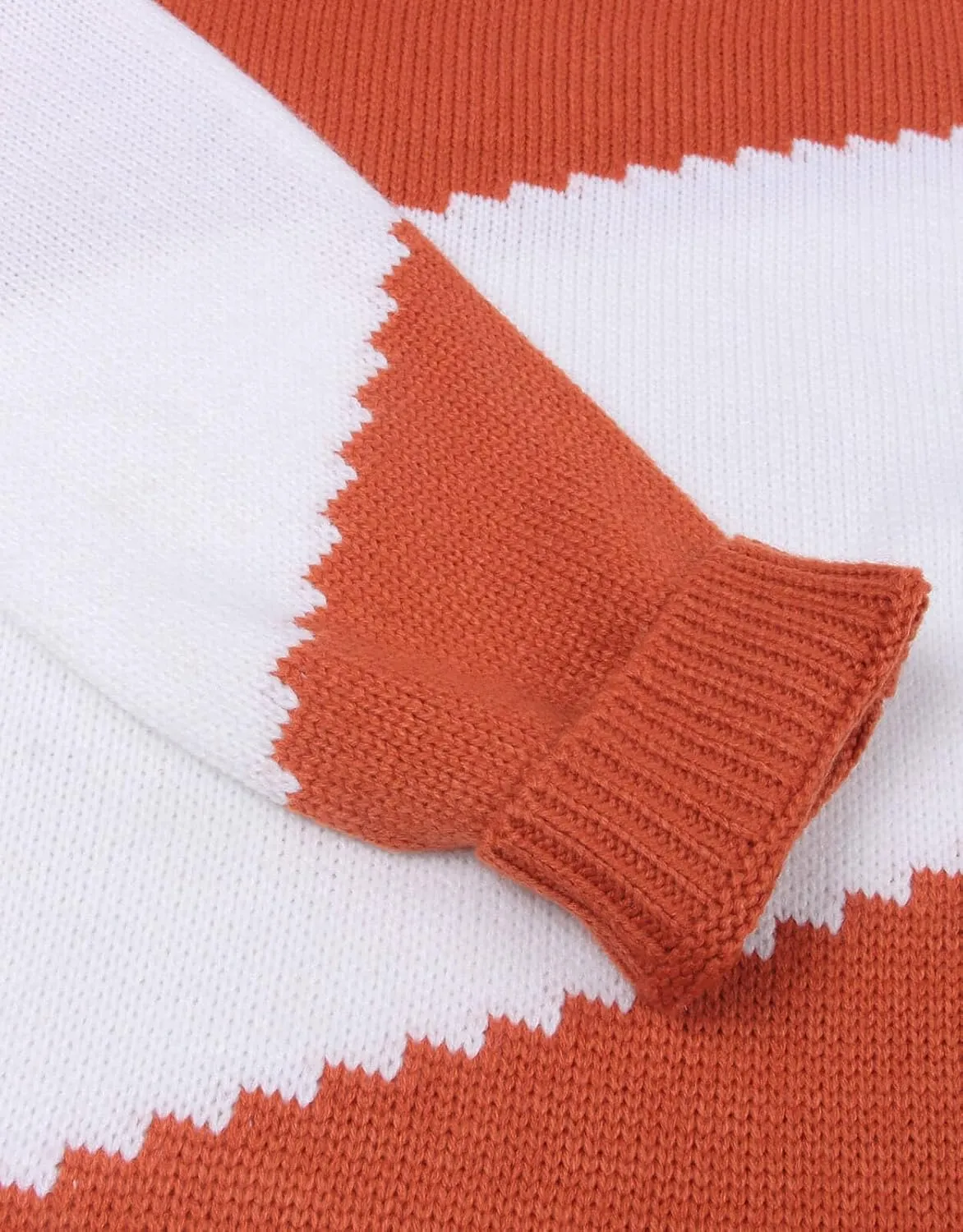 Alsol Lamesa Women's Pullover Sweaters Color Block Crew Neck Long Sleeve Casual Knit Sweater