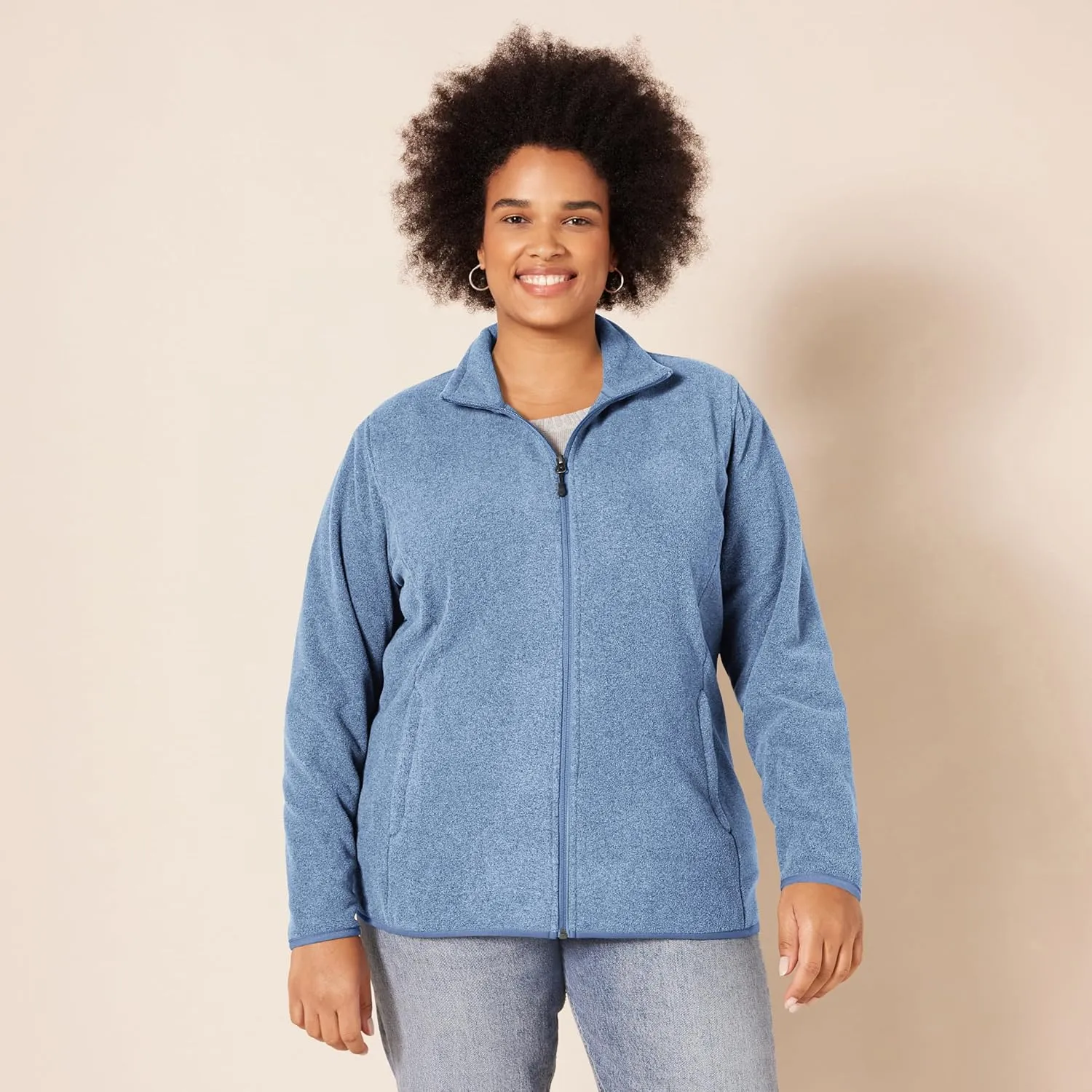 Amazon Essentials Women's Classic-Fit Full-Zip Polar Soft Fleece Jacket (Available in Plus Size)