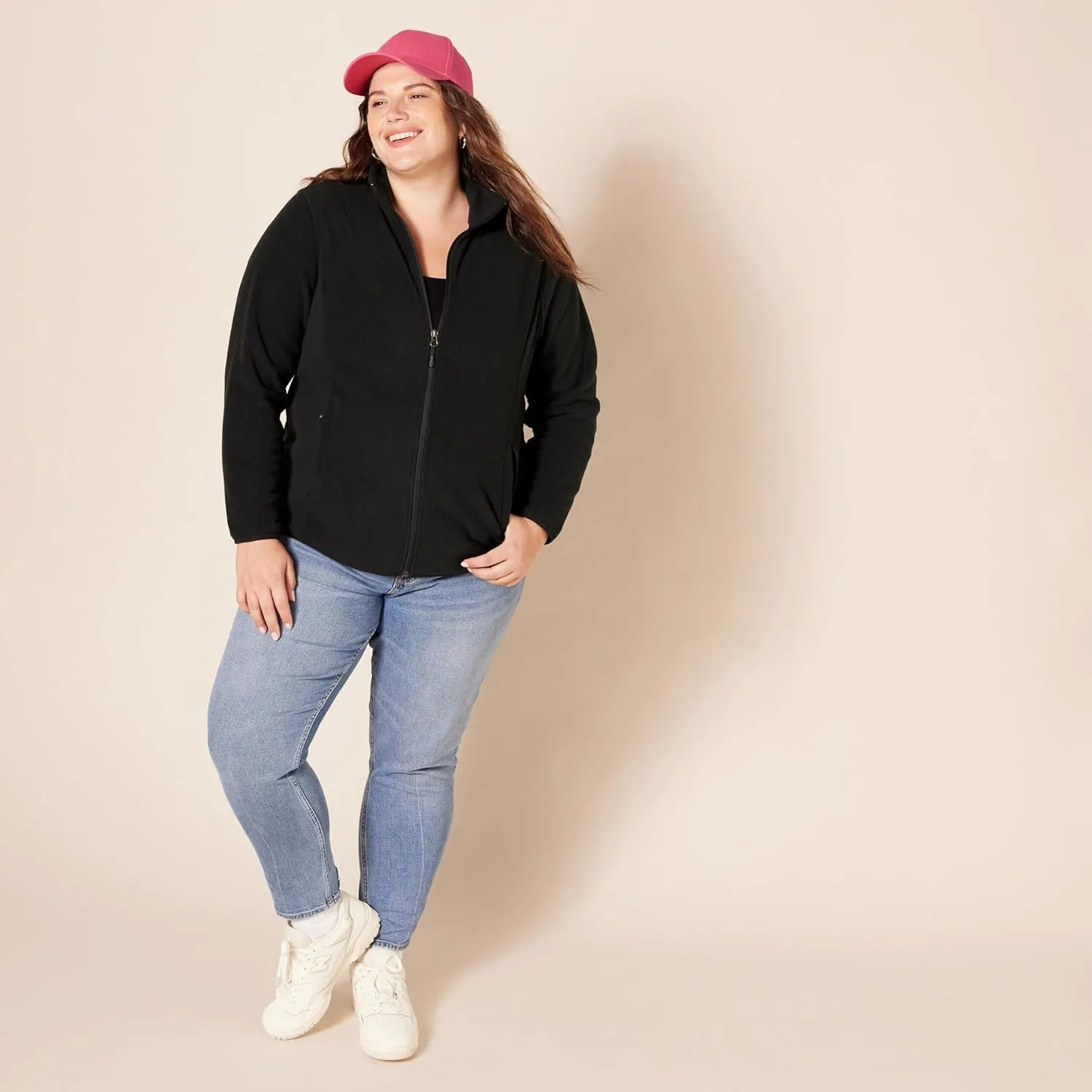 Amazon Essentials Women's Classic-Fit Full-Zip Polar Soft Fleece Jacket (Available in Plus Size)