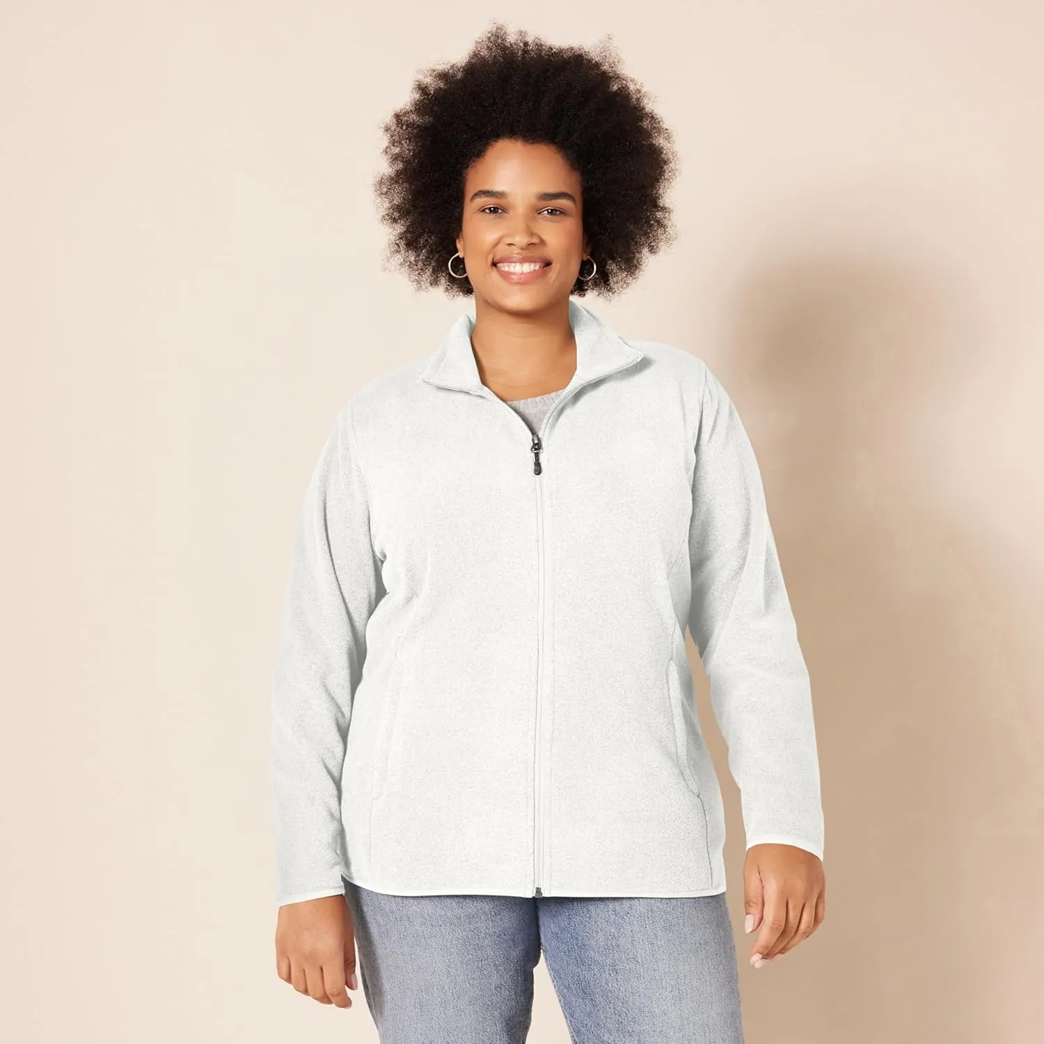 Amazon Essentials Women's Classic-Fit Full-Zip Polar Soft Fleece Jacket (Available in Plus Size)