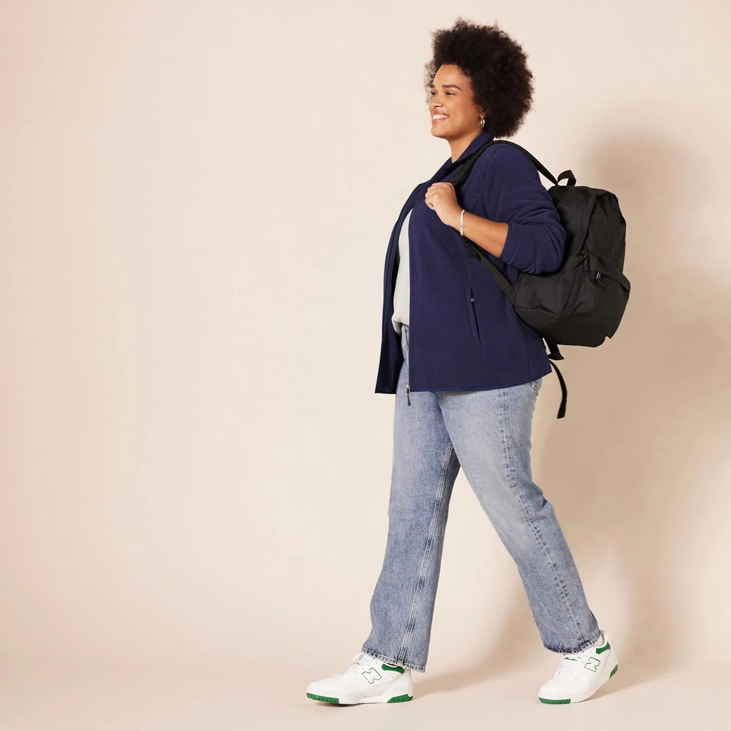 Amazon Essentials Women's Classic-Fit Full-Zip Polar Soft Fleece Jacket (Available in Plus Size)
