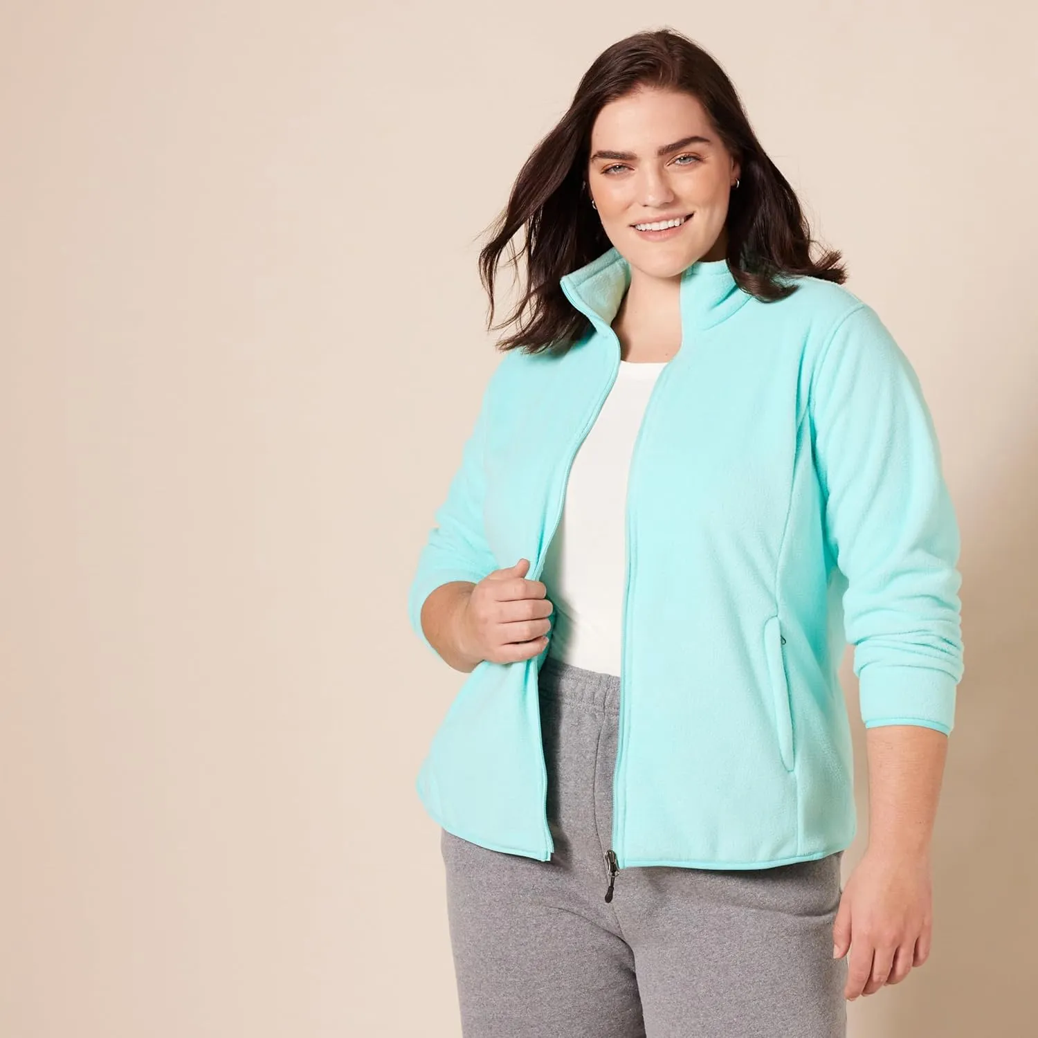 Amazon Essentials Women's Classic-Fit Full-Zip Polar Soft Fleece Jacket (Available in Plus Size)