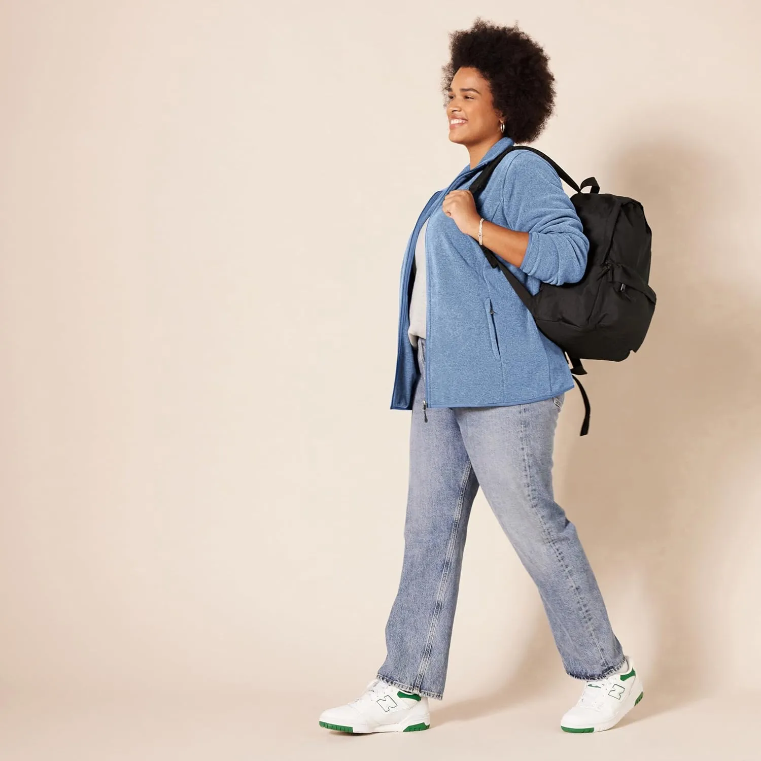 Amazon Essentials Women's Classic-Fit Full-Zip Polar Soft Fleece Jacket (Available in Plus Size)