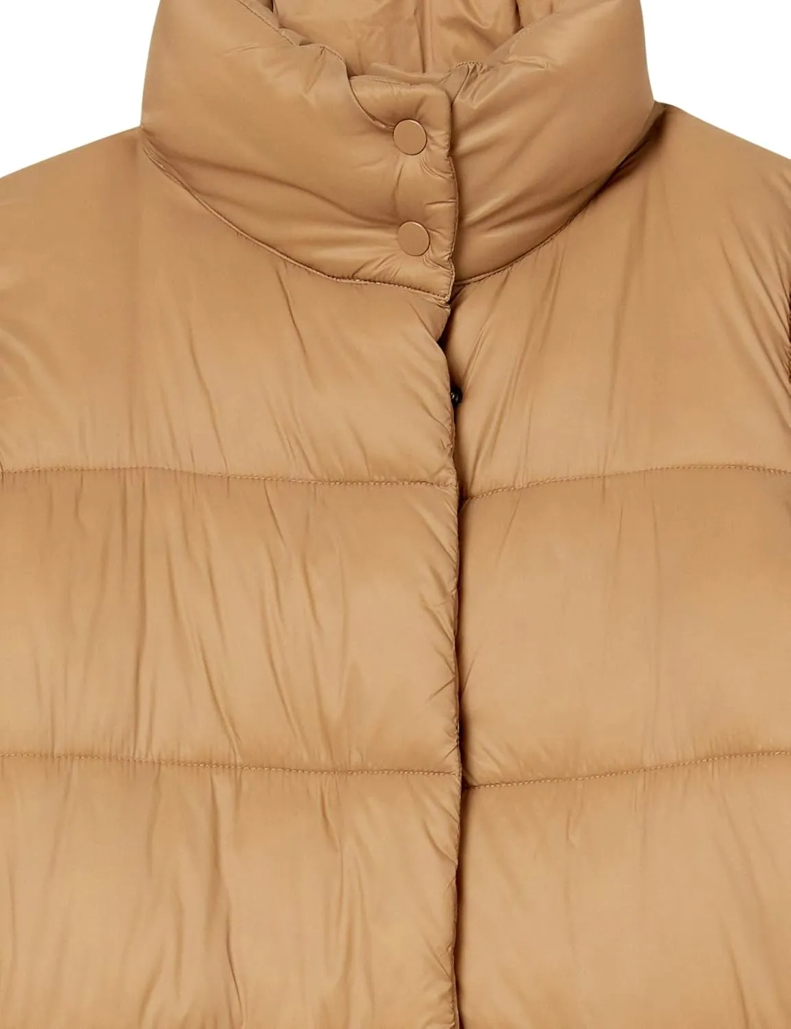 Amazon Essentials Women's Lightweight Full-Zip Water-Resistant Long Cocoon Puffer Winter Coat