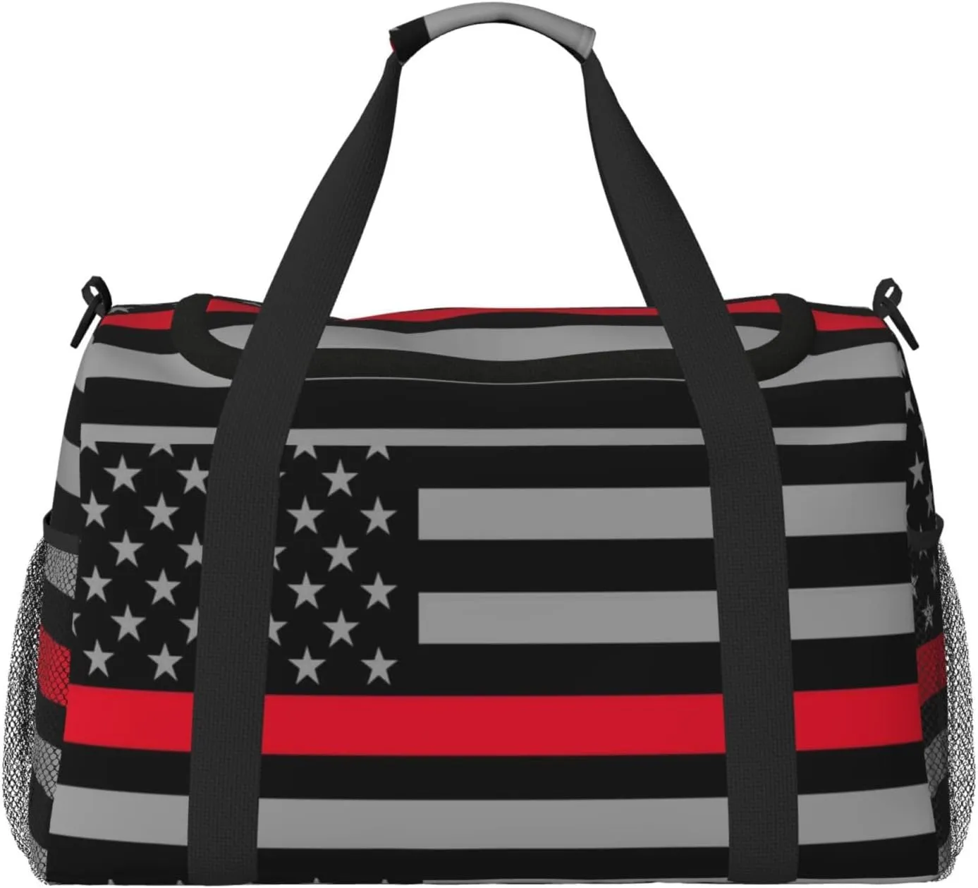 American Flag Travel Duffel Bag Large Foldable Waterproof Overnight Bag For Beach Swim Bags Pool Sports Gym