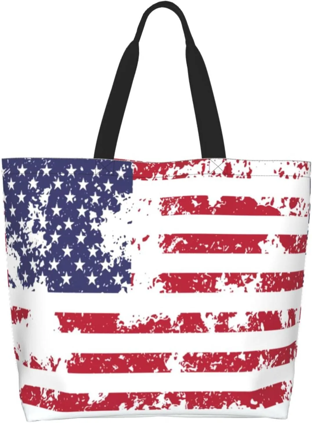 American Grocery Bag American Flag Shopping Bag America Handbag Bags American Tote Bag Flag Bags