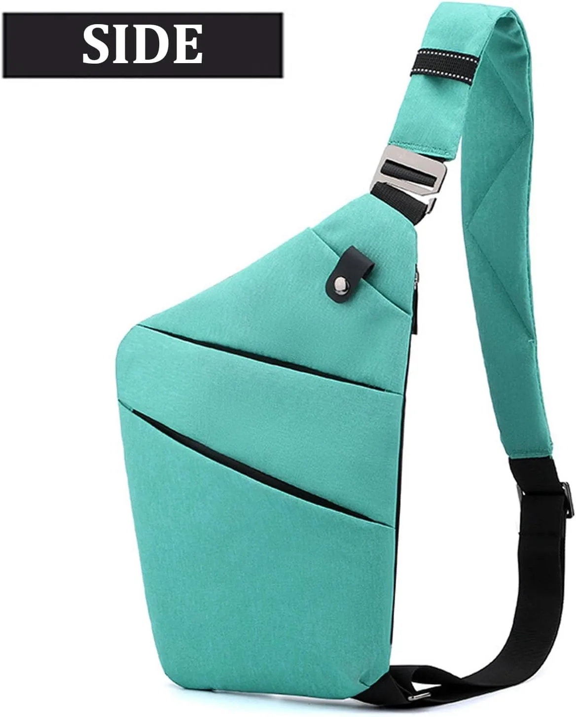 Anti Theft Travel Bag, Travel Purses Anti Theft Safe Slim Sling CrossBody Bag, Personal Flex Bag for Men&Women