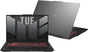 ASUS TUF 2025 Gaming Laptop 17.3" FHD IPS 144Hz 8-Core AMD Ryzen 7 7735HS 16GB DDR5 1TB SSD NVIDIA Geforce RTX 4060 8GB GDDR6 WiFi 6 RGB Backlit Keyboard Win10 Pro w/ONT 32GB USB