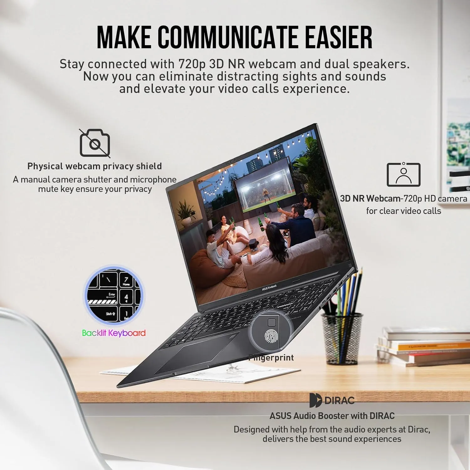 ASUS Vivobook 16 Laptop, 16 Inch WUXGA IPS Business Laptop Computer, AMD Ryzen 7 (8-Cores), 40GB RAM 1TB SSD 512GB Docking Set, Windows 11 Pro, Copilot AI, Backlit Keyboard 10-Key, Fingerprint
