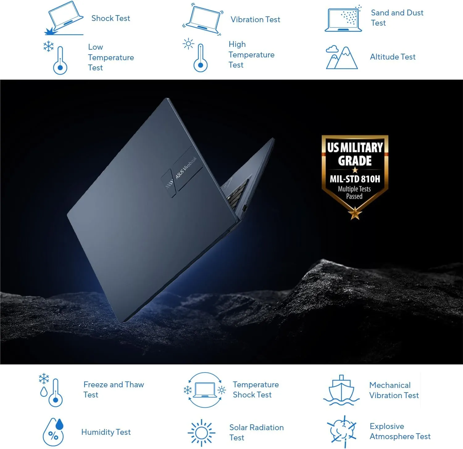 ASUS VivoBook Laptop | 40GB RAM | 1TB PCIe SSD Storage | 14" FHD Display | Intel 12th Generation 6 Core Processor | Bluetooth | HDMI | Thin & Light | Windows 11 Pro | w/WOWPC Recovery USB