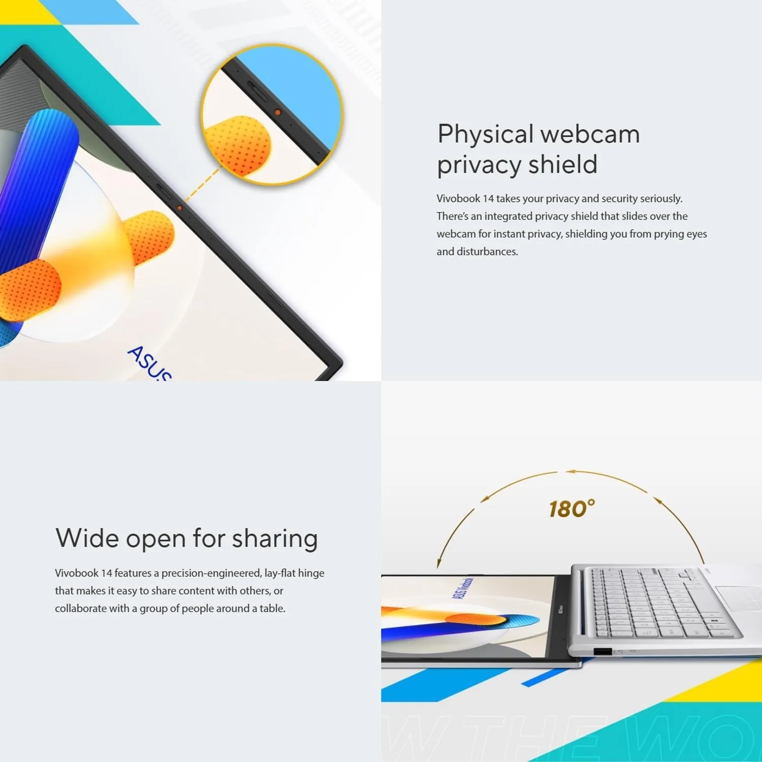ASUS VivoBook Laptop | 40GB RAM | 1TB PCIe SSD Storage | 14" FHD Display | Intel 12th Generation 6 Core Processor | Bluetooth | HDMI | Thin & Light | Windows 11 Pro | w/WOWPC Recovery USB