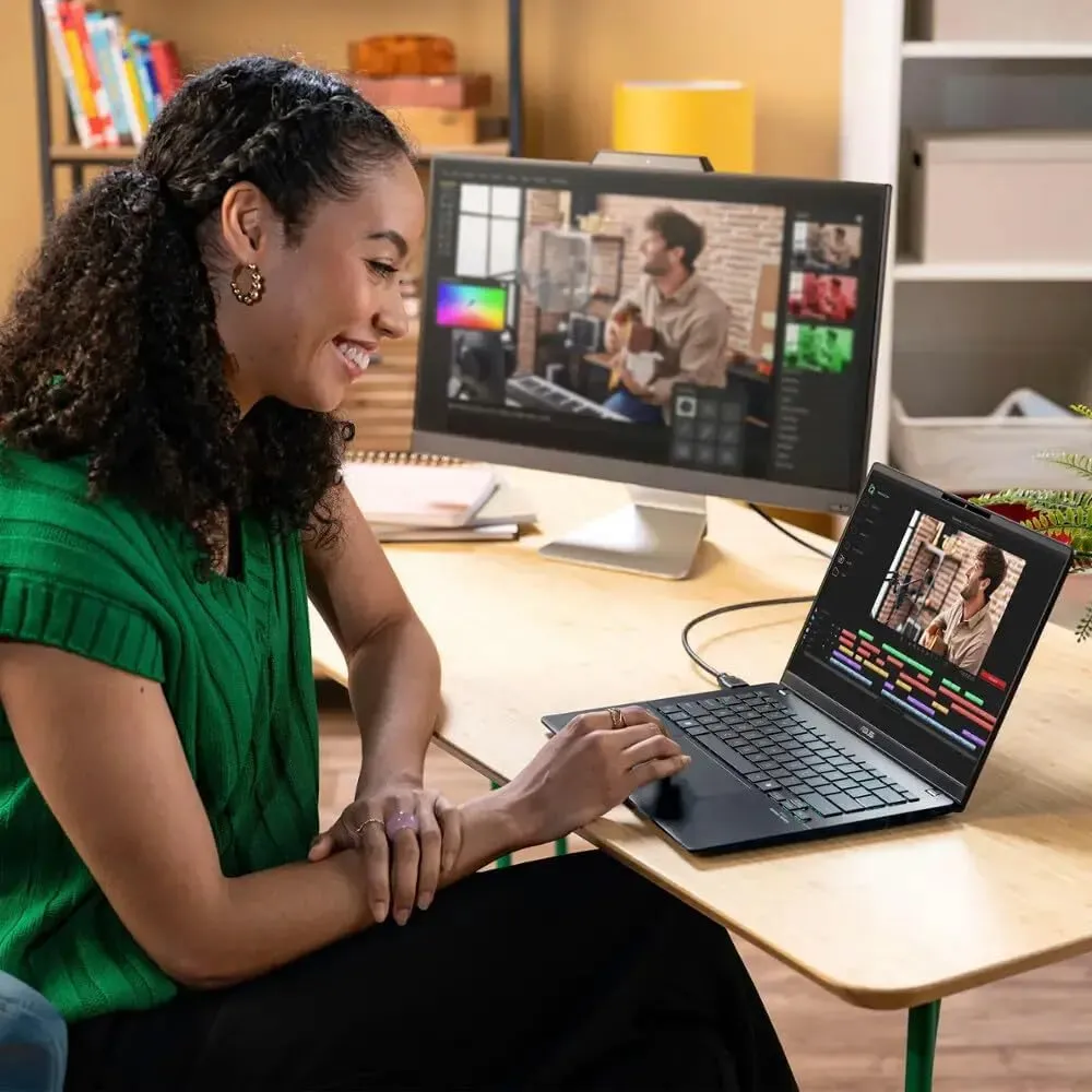 ASUS Vivobook S 14 14” Laptop, AI Powered WUXGA OLED Laptops, Intel 8-Core Ultra 5 226v, 16GB LPDDR5X RAM, 1TB SSD, Backlit KB, WiFi 7, Thunderbolt 4, Windows 11 Pro  BWE Accessories