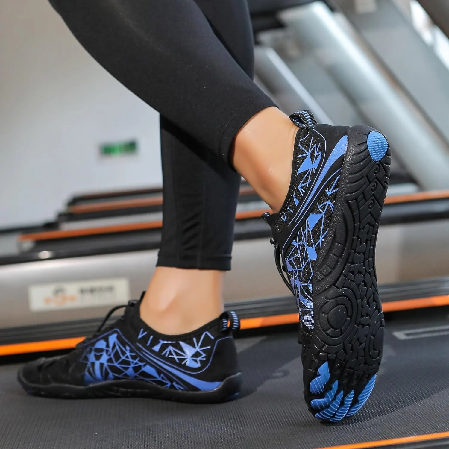 Athletic Hiking Water Shoes Womens Mens Quick Dry Barefoot for Beach Walking Kayaking Surfing Training Aqua Shoes with Comfy Cushion Sole Summer Wading Shoe with Adjustable Lace for Men Women