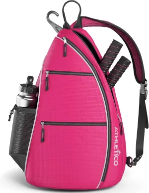 Athletico Sling Bag - Crossbody Backpack for Pickleball, Tennis, Racketball, and Travel for Men and Women