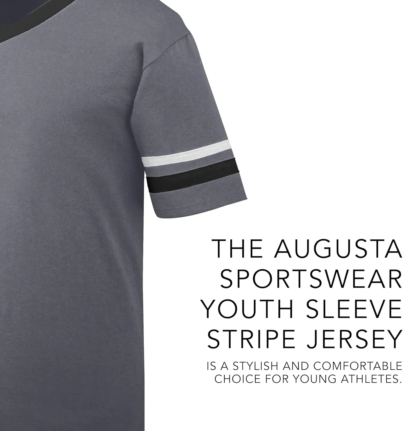 Augusta Sportswear Boys Youth Sleeve Stripe Jersey
