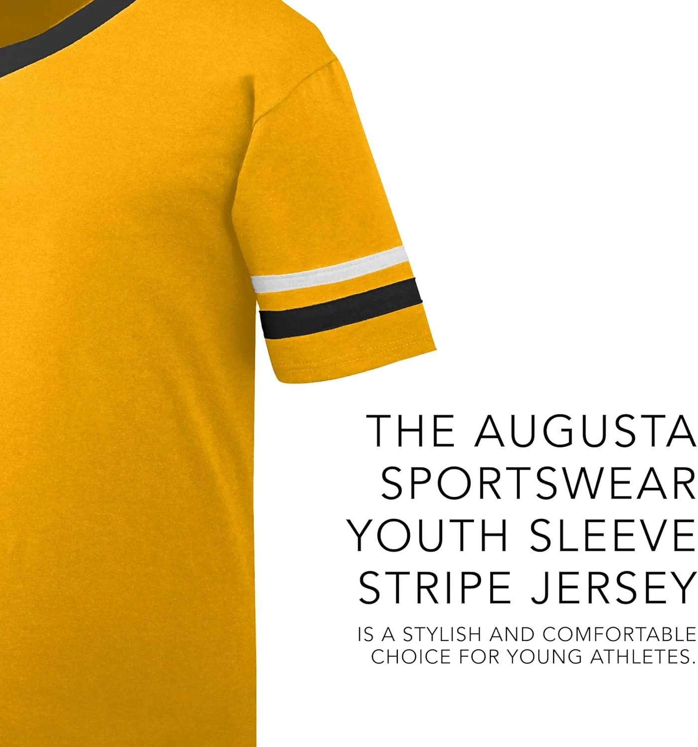 Augusta Sportswear Boys Youth Sleeve Stripe Jersey