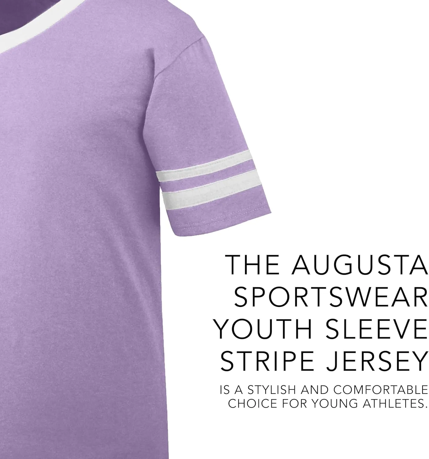 Augusta Sportswear Boys Youth Sleeve Stripe Jersey