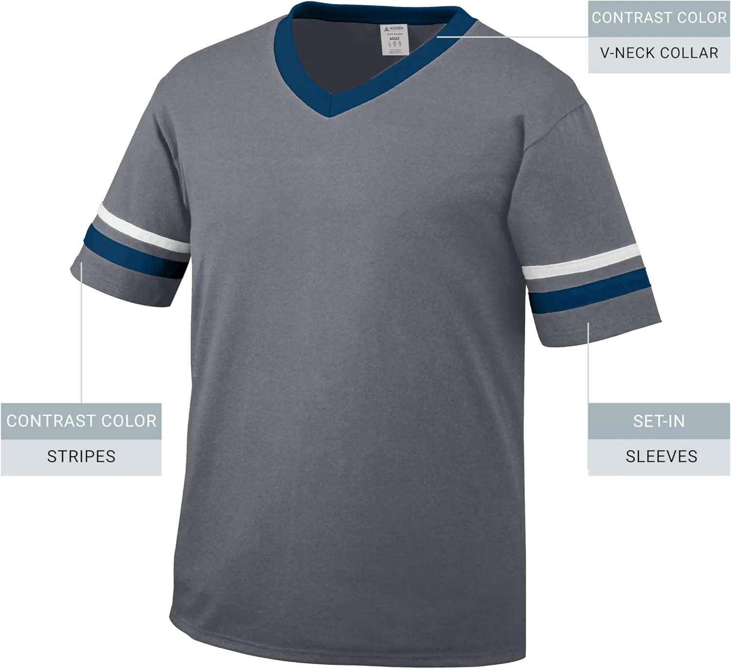 Augusta Sportswear Boys Youth Sleeve Stripe Jersey
