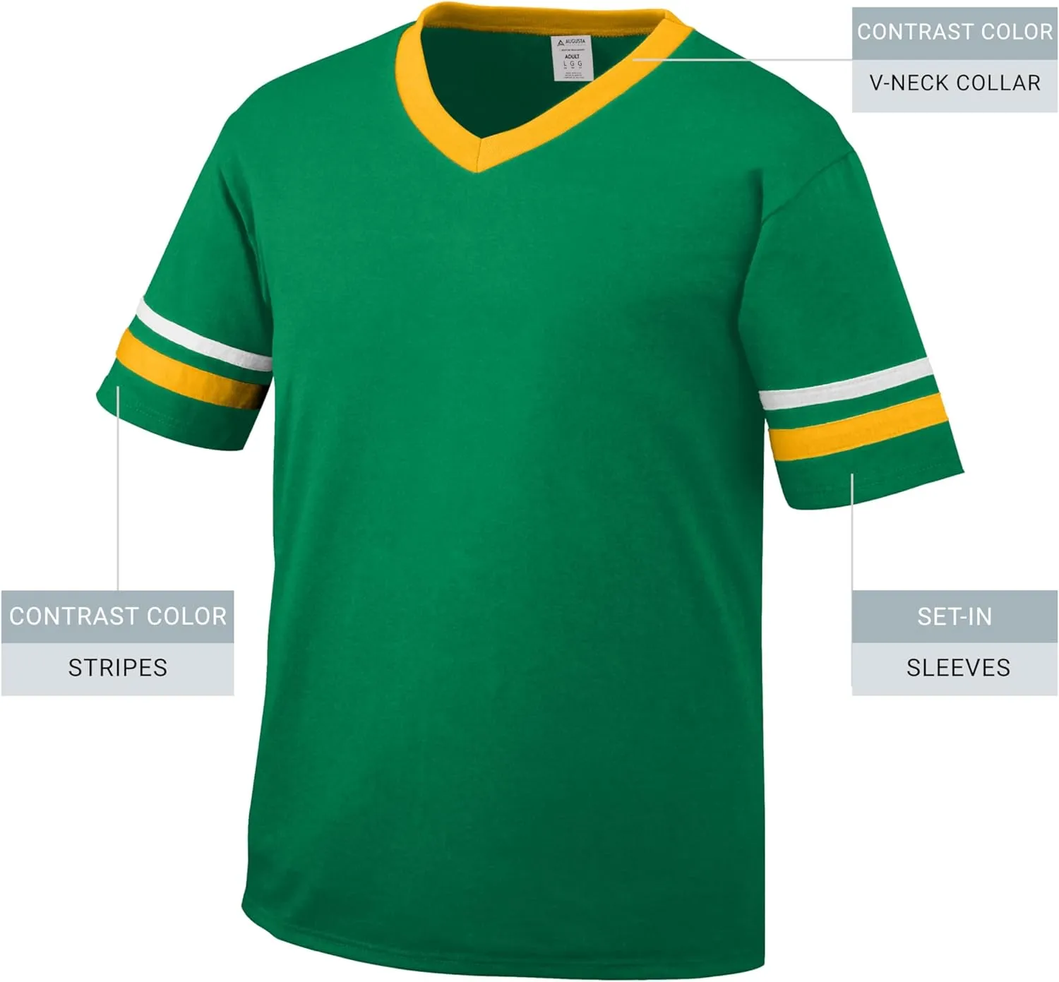 Augusta Sportswear Boys Youth Sleeve Stripe Jersey