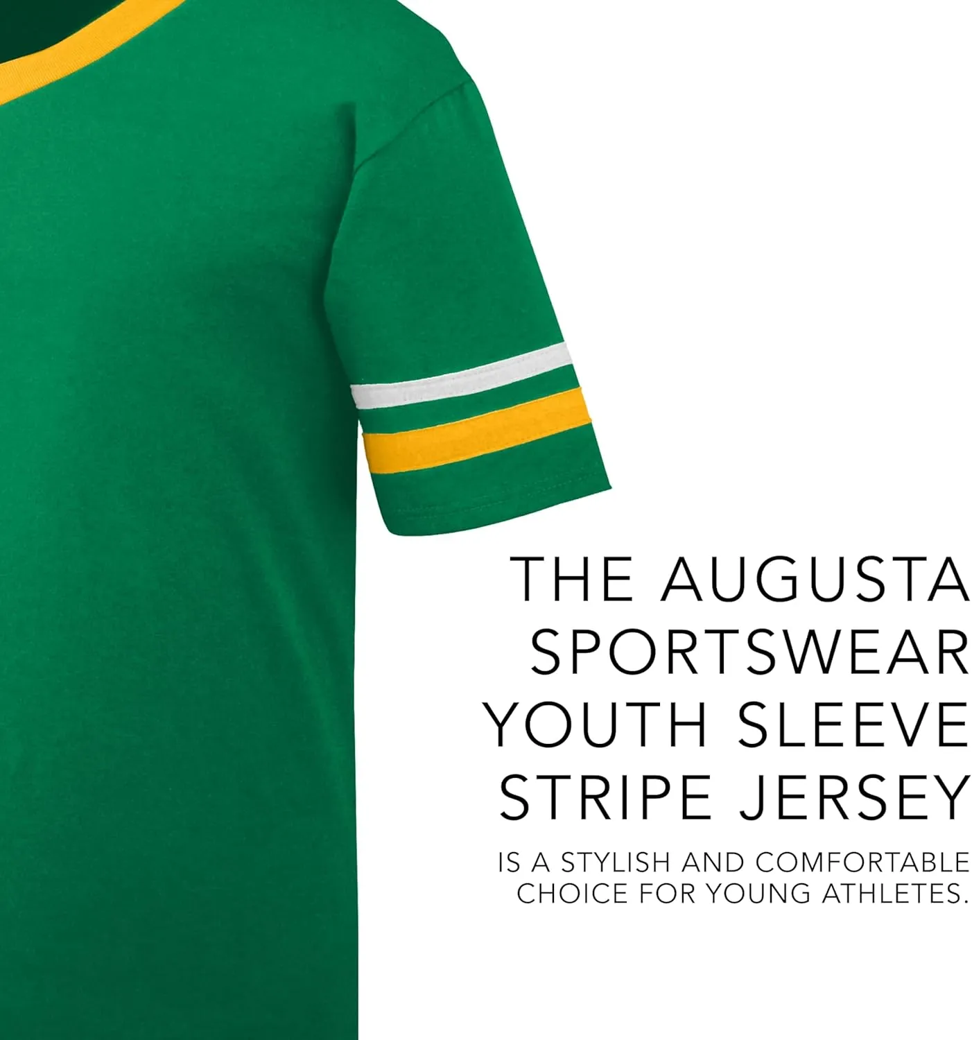 Augusta Sportswear Boys Youth Sleeve Stripe Jersey