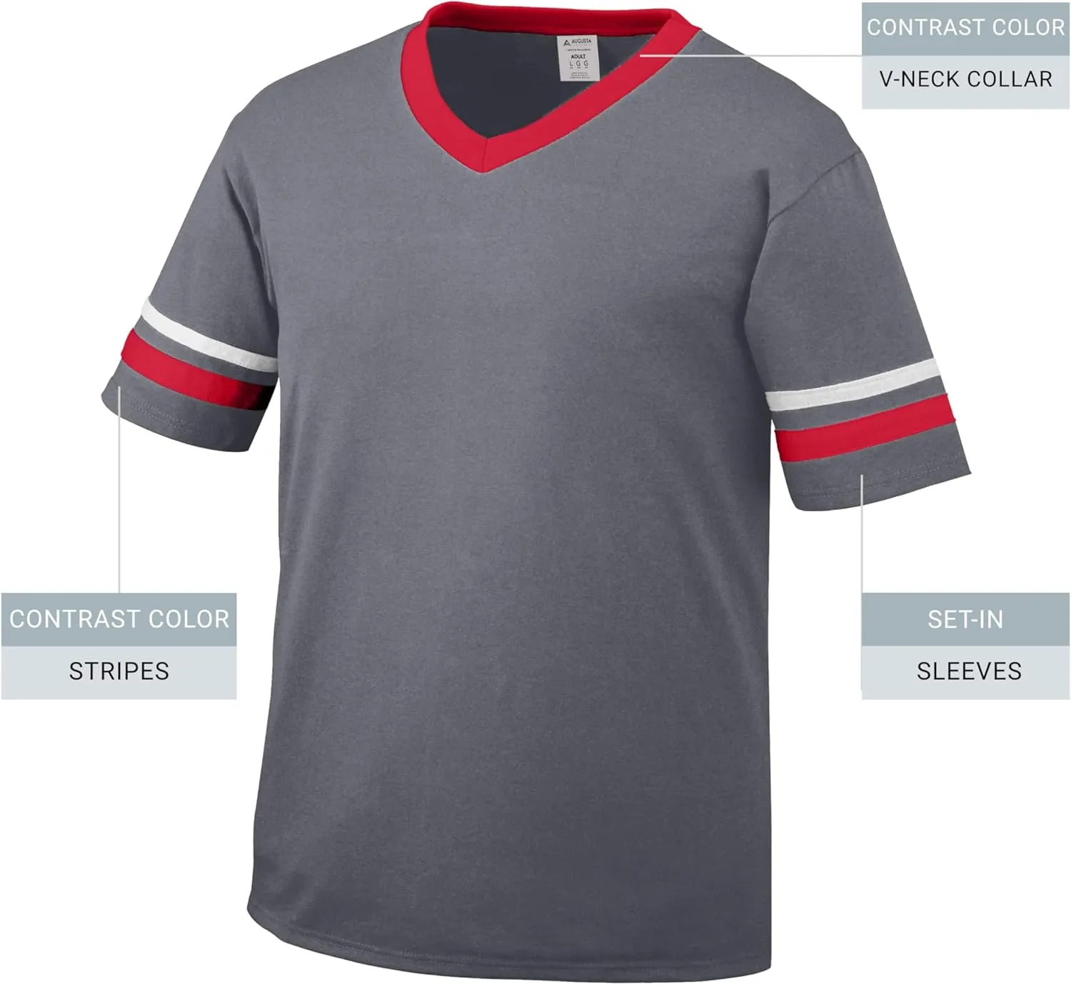 Augusta Sportswear Boys Youth Sleeve Stripe Jersey